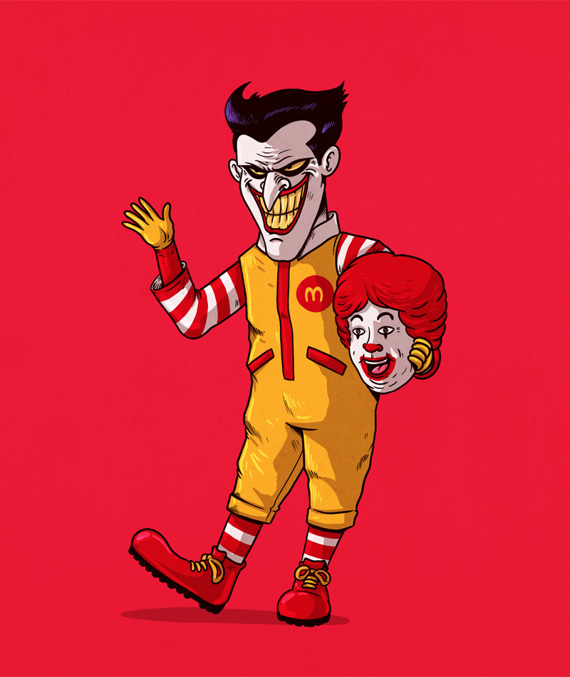 Illustration for article titled Cheeky Cartoonist Reveals the Secret Double Lives of Iconic Characters